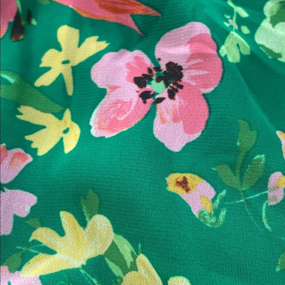 Vince Camuto Green Floral Dress - Picture 9 of 9